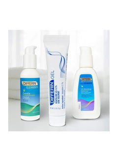 ديفرين طقم غسول لطيف ومرطب لعلاج حب الشباب مع عامل حماية من الشمس SPF30  - Image 3