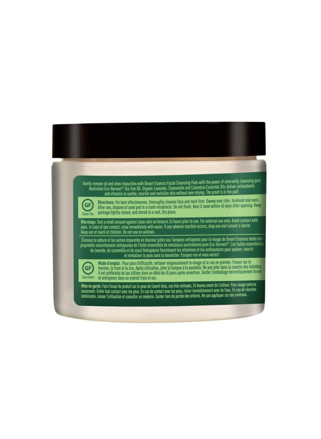 DESERT ESSENCE 100-Piece Daily Facial Cleansing Pad  - Image 2