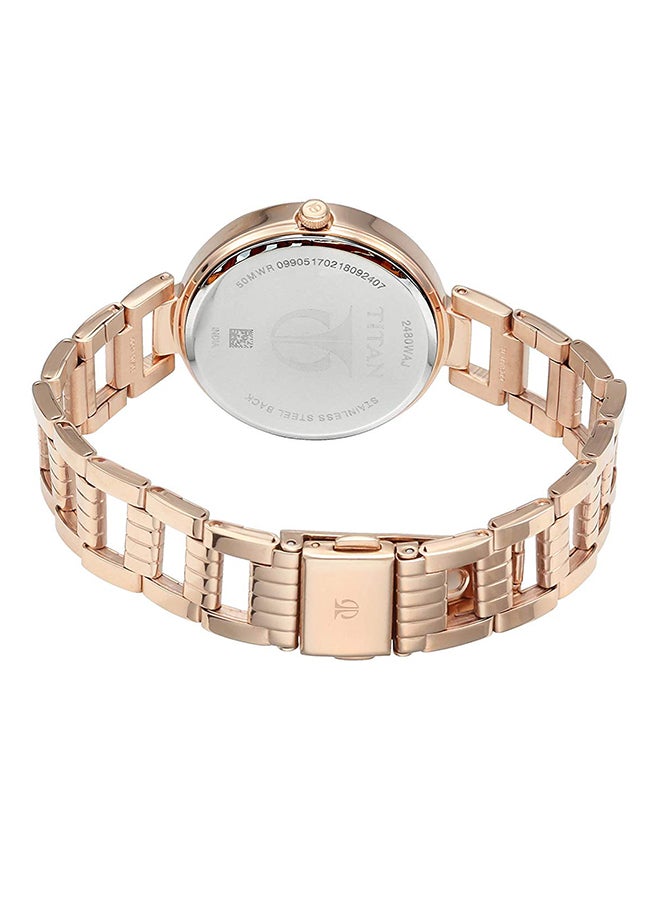TITAN Women's Analog Metal Watch 2480Wm03  - Image 2