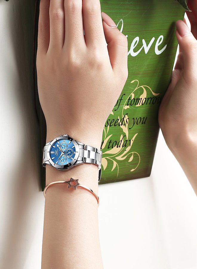 Chenxi - Girls' Stainless Steel Analog Watch 32827247208 - 30 mm - Silver - Image 1