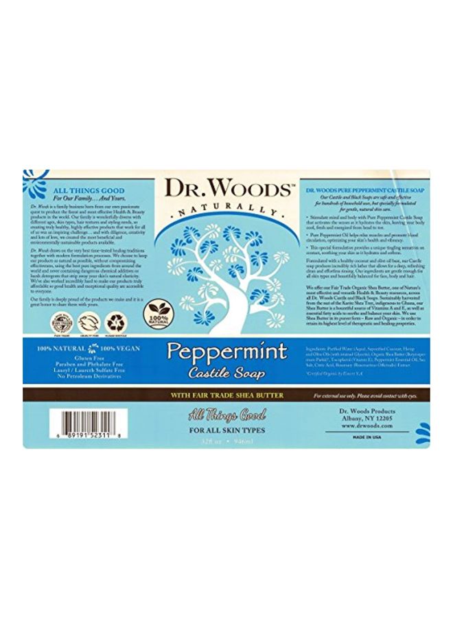 د.وودز صابون قشتالي بخلاصة النعناع 946ملليلتر - Image 2