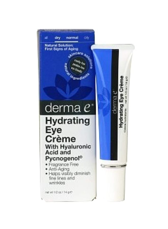 ديرما e مجموعة كريم مرطب بحمض الهيالورونيك للمنطقة حول العين مكونة من قطعتين