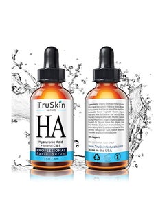 TruSkin Naturals Hyaluronic Acid Vitamin C And E Facial Serum 30ml  - Image 2