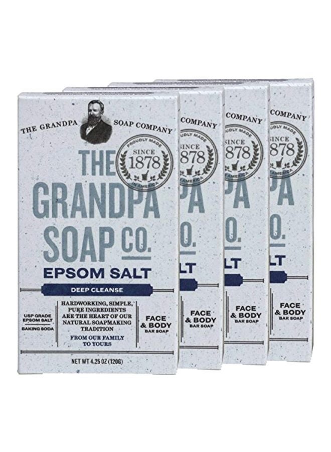 GRANDPA'S Pack Of 4 Epsom Salt Soap 