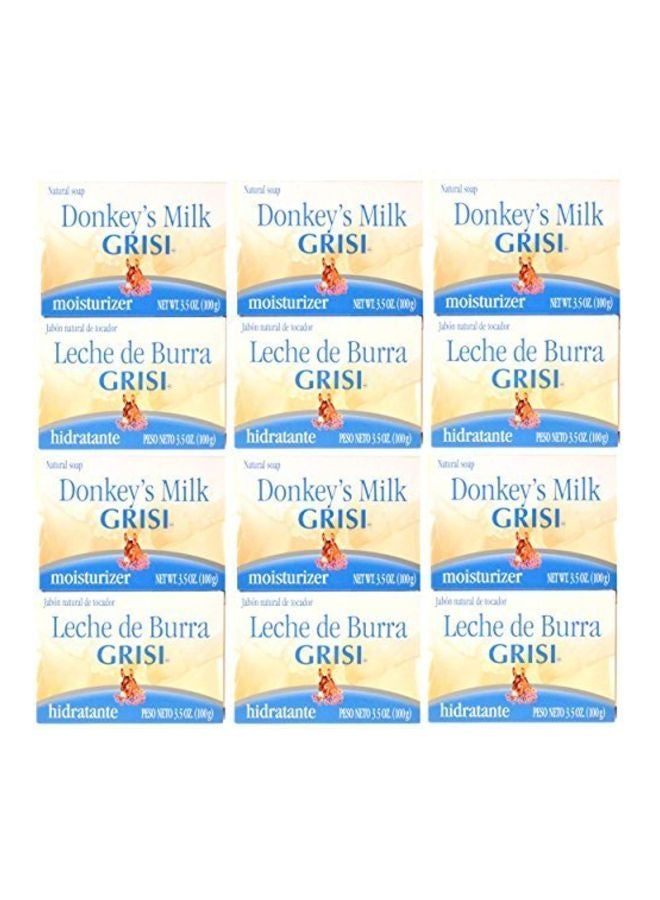 Grisi 12-Piece Donkey's Milk Soap