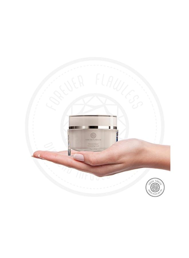 Forever Flawless Diamond Infused Facial Moisturizing Cream And Gel Set White/Orange 50grams - Image 5