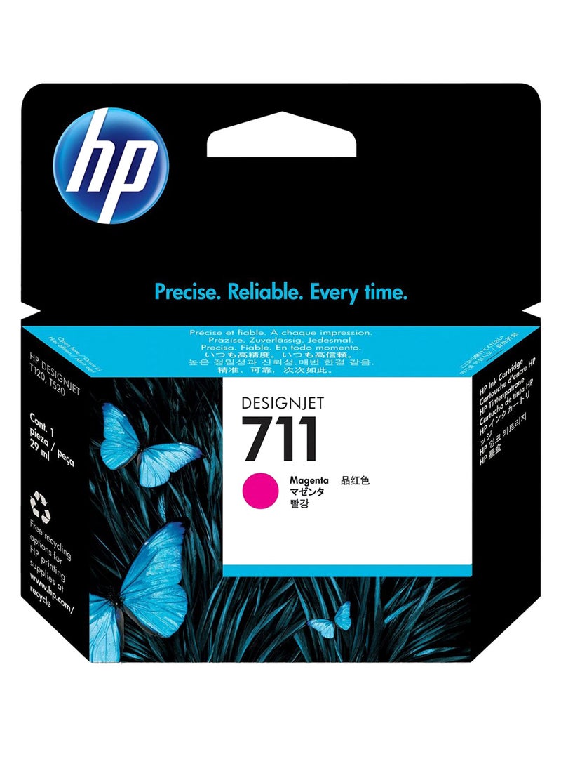 HP 711 Ink Cartridge Magenta - Image 2