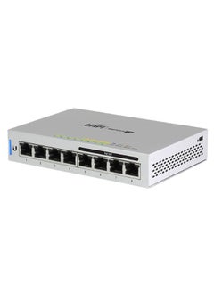 8-Port UniFi Gigabit POE+ Switch Silver