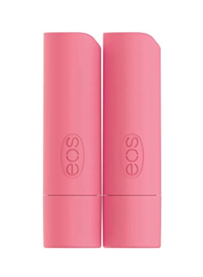 EOS 2-Piece Organic Stick Lip Balm Set Strawberry Sorbet - Image 1