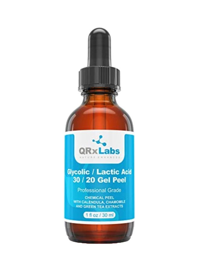 QRxLabs Glycolic/Lactic Acid 30/20 Gel Peel 30ml - Image 1