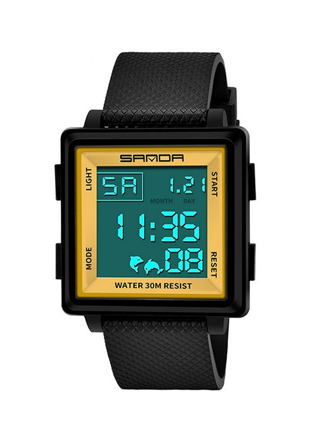 Sanda Men's Waterproof Silicone Digital Watch NNSB03703755