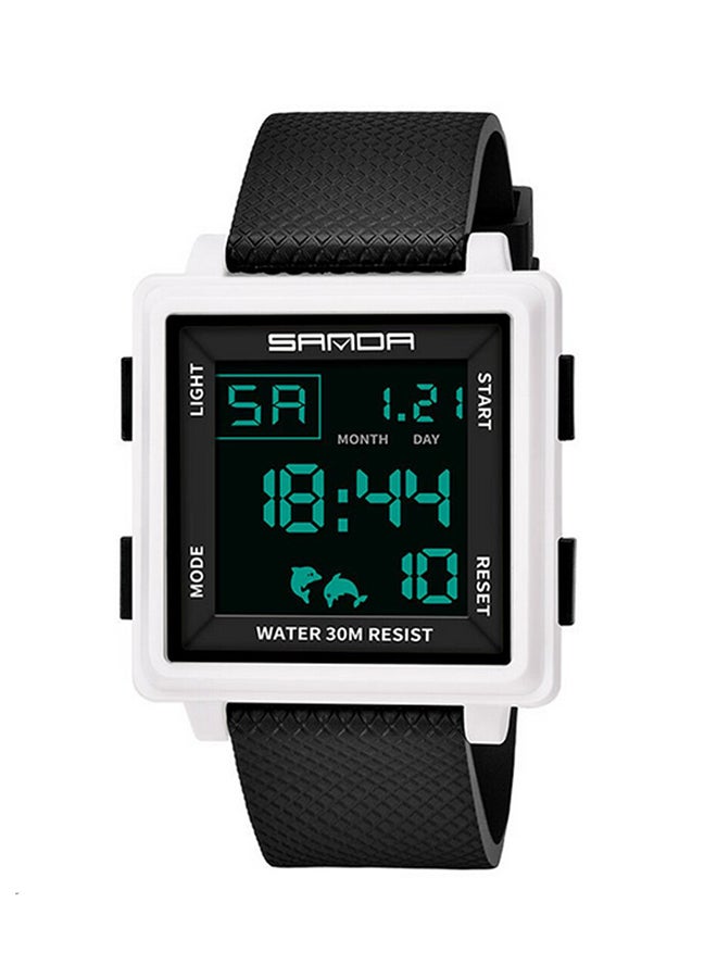 Sanda Men's Waterproof Silicone Digital Watch NNSB03703749
