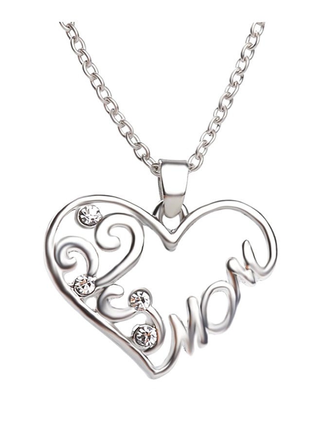 قلادة بتصميم قلب مناسبة كهدية للأمهات - Image 1