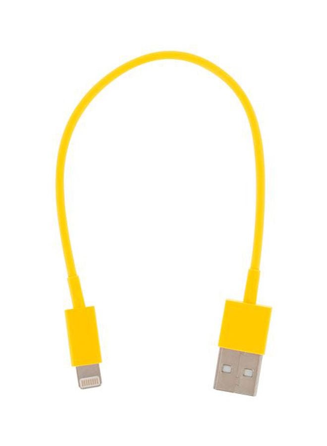 Lightening USB Cable Yellow