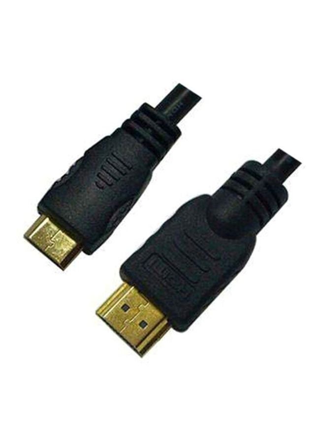 Micro USB To Mini HDMI Cable Black/Gold - Image 2