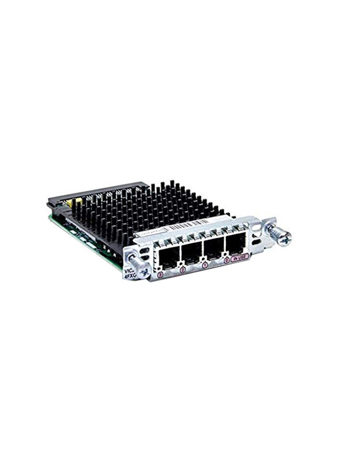 CISCO - 4-Port Voice Interface Card Silver - Image 1
