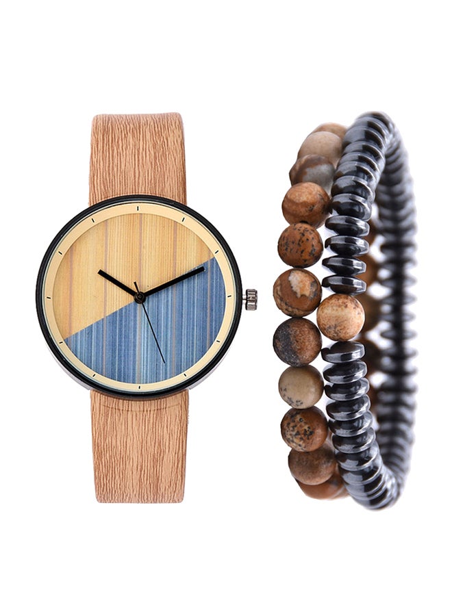 men Casual Analog Watch NNSB03704740 With Bracelet 