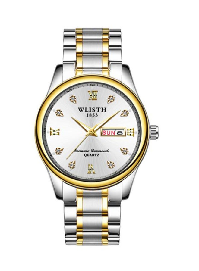 وليث ساعة يد كوارتز وبعقارب مضيئة ومضادة للماء طراز NNSB03706607 men 