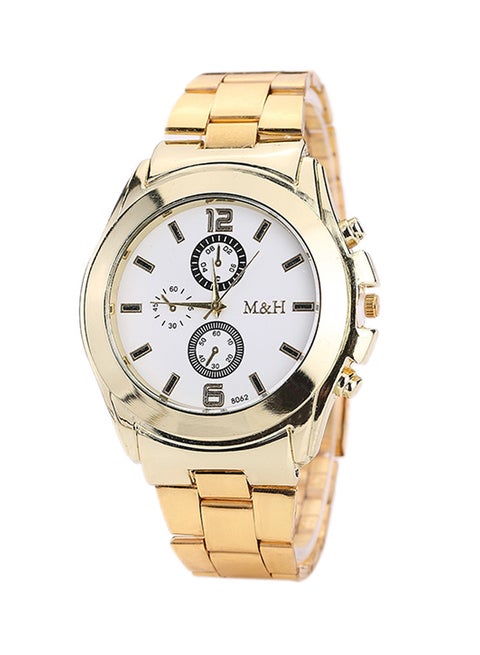 Men's Steel Band Pointer Display Quartz Analog Wrist Watch NNSB03707623