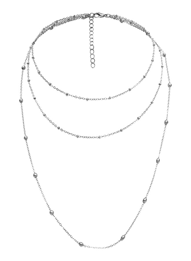 Multi-Layer Necklace Simple Beads Design All Match