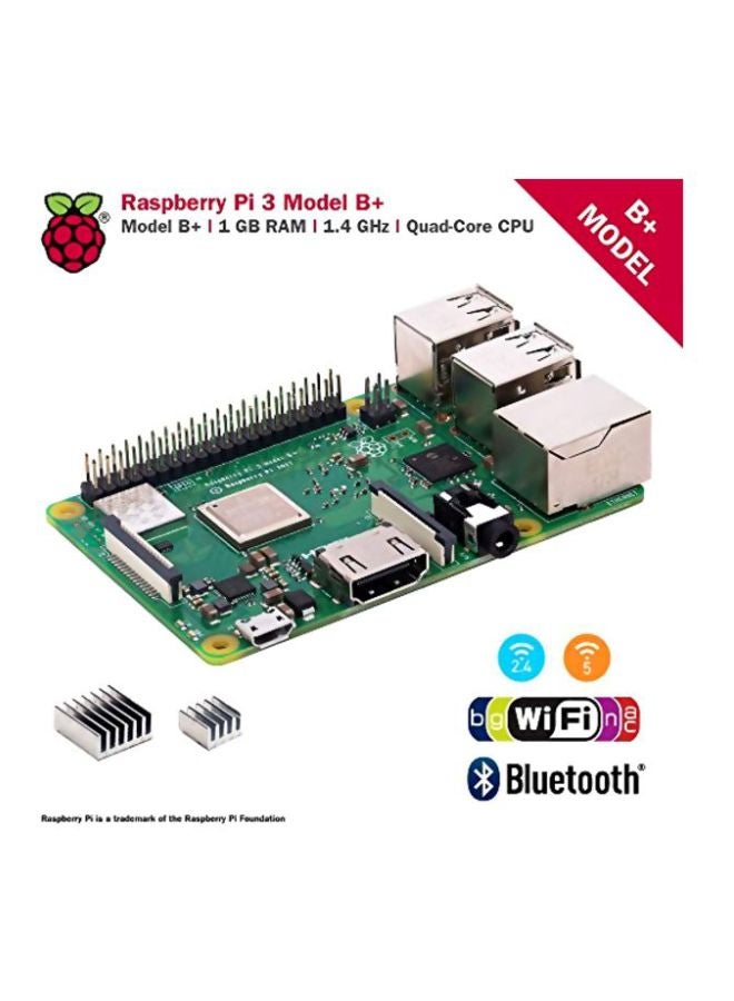 CanaKit Raspberry Power Supply Motherboard Green/Silver/Yellow  - Image 2