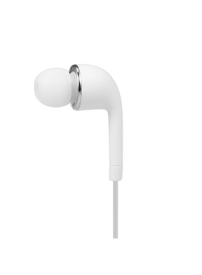 سماعة أذن داخلية سلكية مع ميكروفون أبيض - Image 4