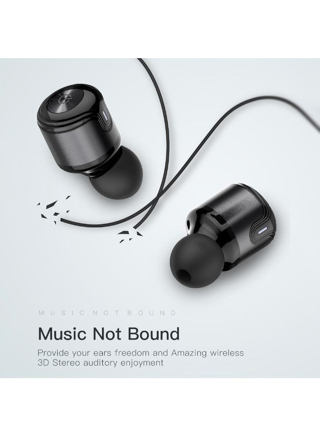 Awei T8 True Wireless In-Ear Earbud With Mic And Charging Box Black - Image 5