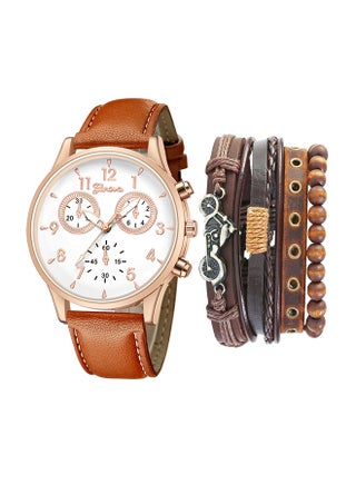 men Retro Style Casual Analog Watch NNSB03704324 With Bracelet - v1571744595/N31021790A_1