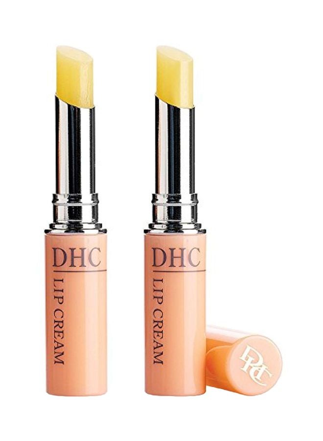 دي اتش سي طقم كريم شفاه مكون من قطعيتن أصفر