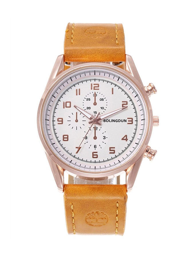 ساعة يد كاجوال ضد الماء بعقارب وحركة كوارتز طراز NNSB03702964 men