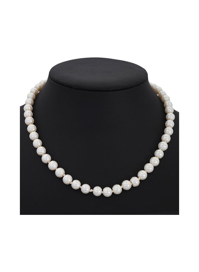 Imitated Pearl Design Elegant Stylish Necklace - Image 2