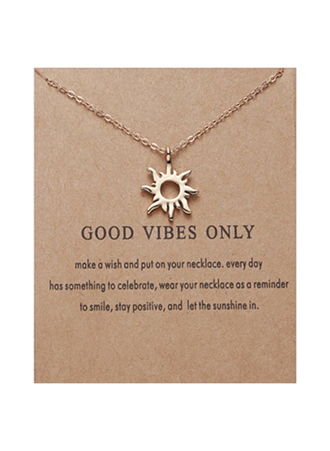 Creative Sun-shaped Pendant Necklace - Image 1
