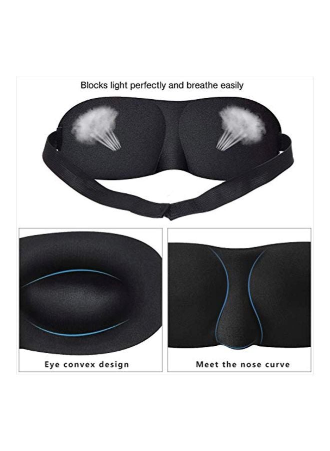 3D Contoured Sleep Eye Mask Black - v1571746032/N31229817A_4