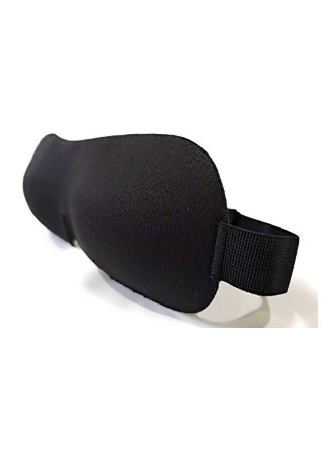 Quick Xpress Pack Of 5 3D Contoured Sleep Masks Black  - Image 2