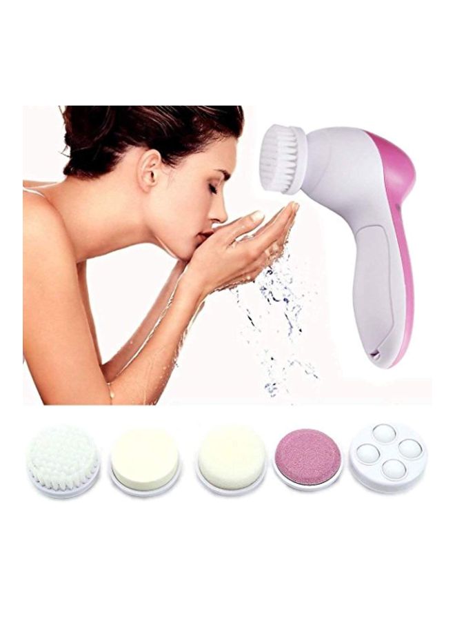 HONEWIN Facial Cleansing Brush White/Pink - Image 4