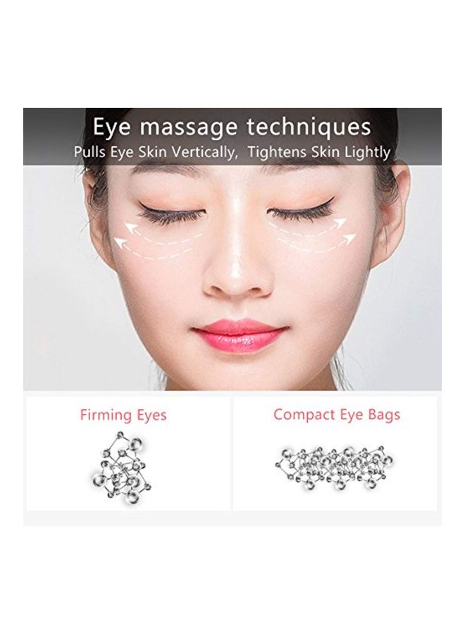 riteu Electric Heated Eye Massager Rose Gold/Silver - Image 5