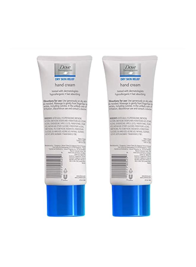 DOVE DERMASERIES HBL - 2-Piece Dry Skin Relief Hand Cream 75ml - Image 1