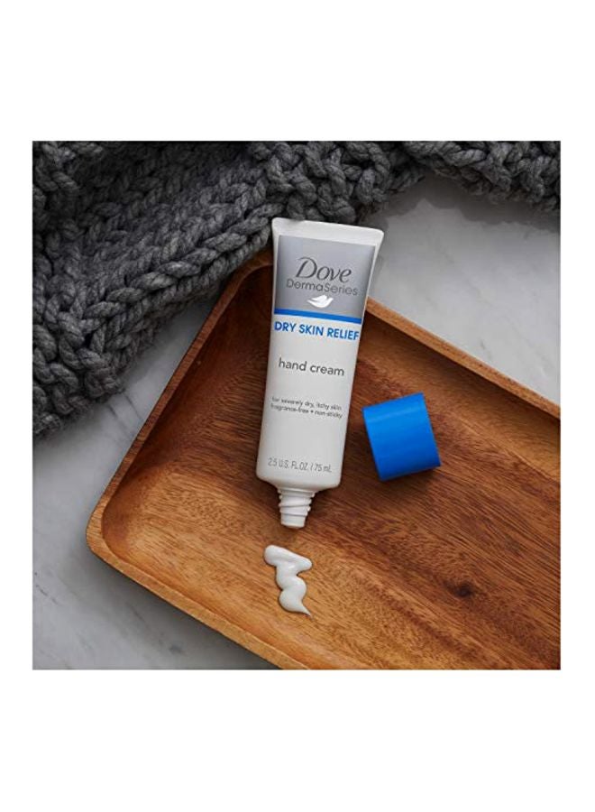 DOVE DERMASERIES HBL - 2-Piece Dry Skin Relief Hand Cream 75ml - Image 1