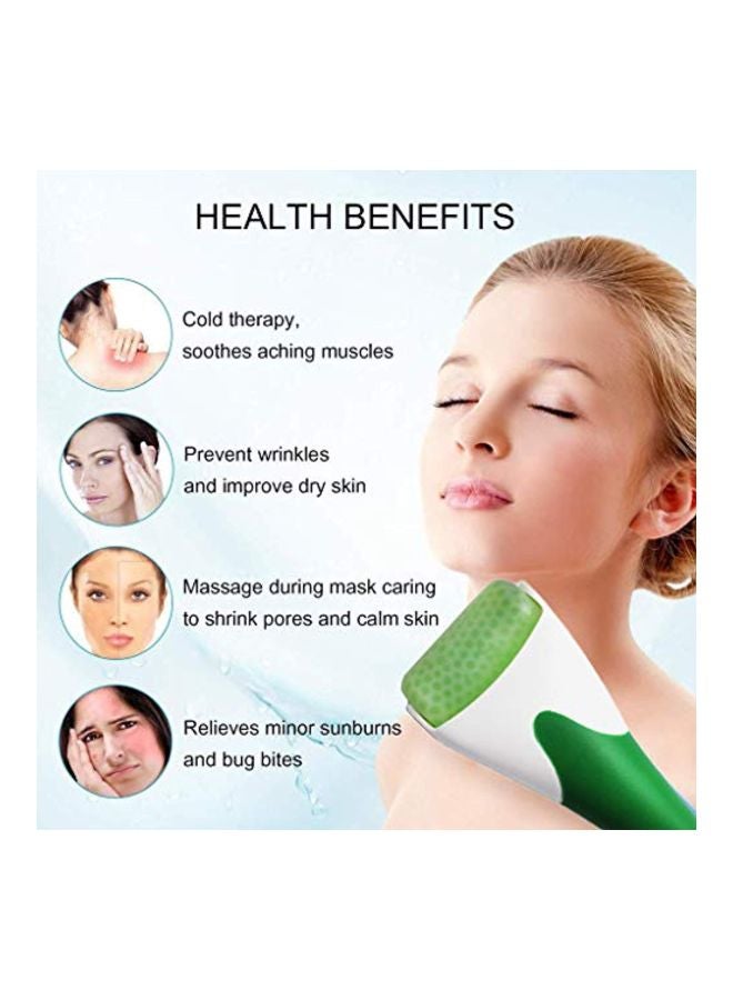 FA FIGHTART 3-in-1 Ice Roller With Jade Roller And Gua Sha Massager Green/White/Gold  - Image 2