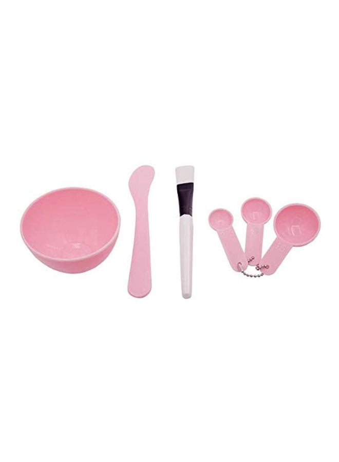 6-Piece DIY Face Mask Bowl And Brush Set Pink/White/Black - Image 4