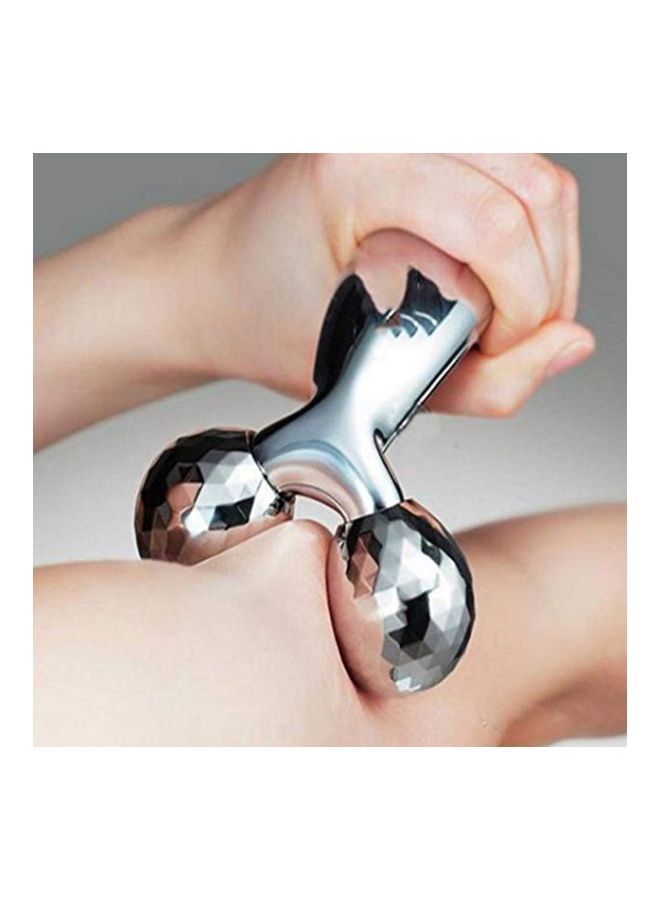 3D Y Shape Platinum Face Body Massager Silver 4cm - v1571747349/N31294721A_2