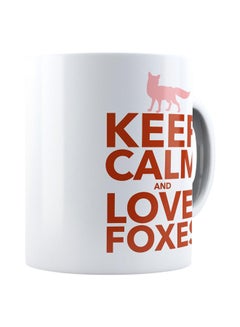 Generic Fox Love Fox Coffee Mug White  - Image 2