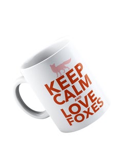 Generic Fox Love Fox Coffee Mug White  - Image 3