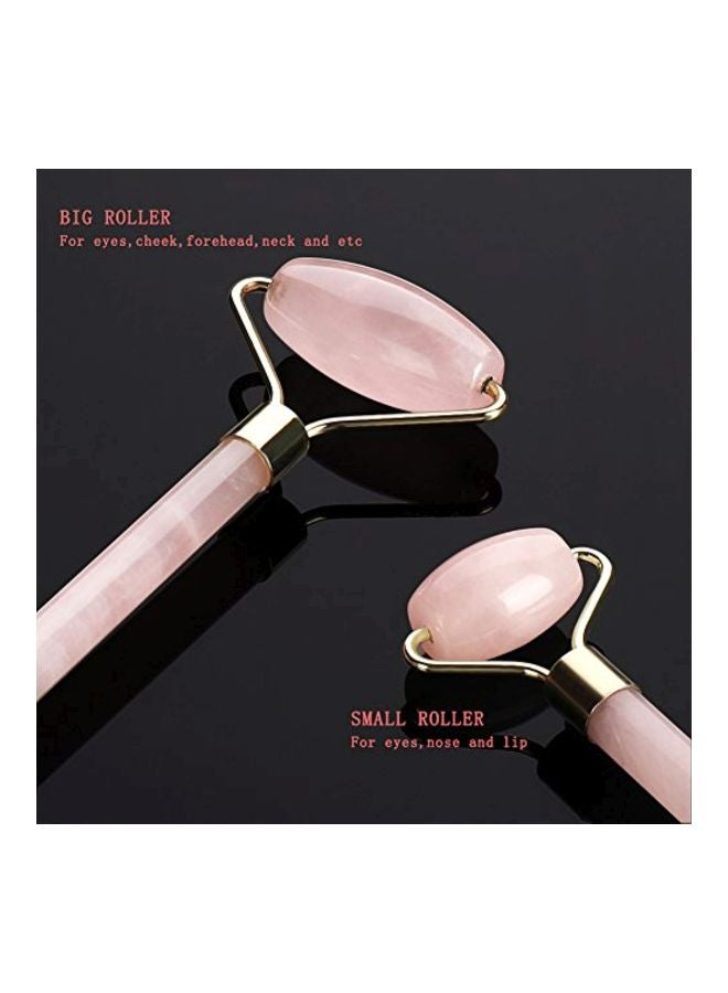 YaFex Facial Jade Ice Roller Pink/Silver - Image 3