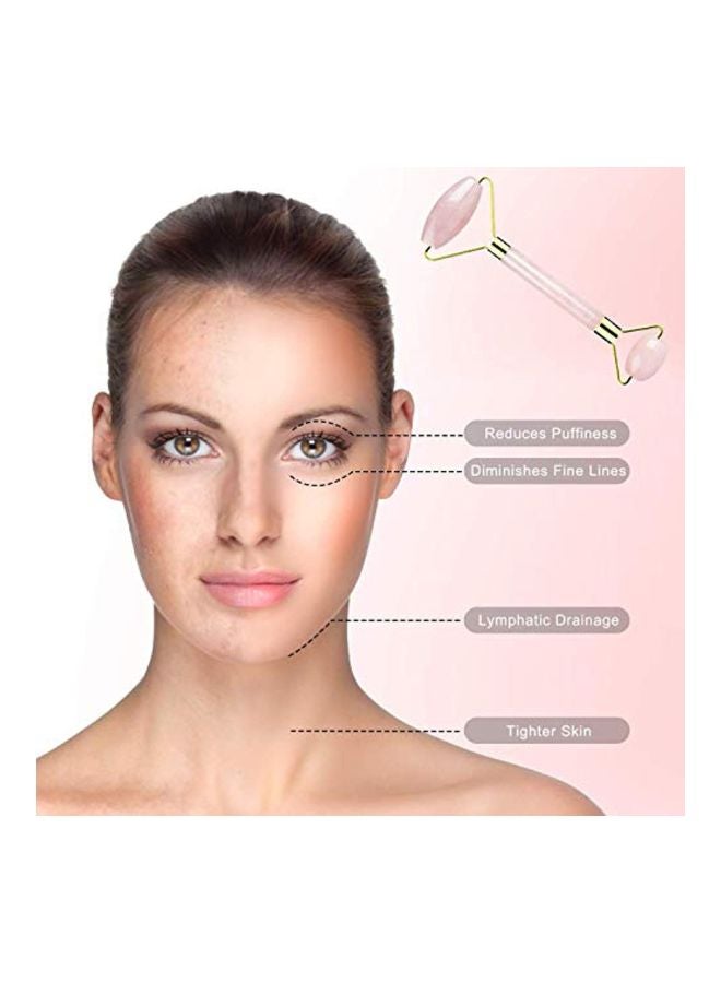 YaFex Facial Jade Ice Roller Pink/Silver - Image 4