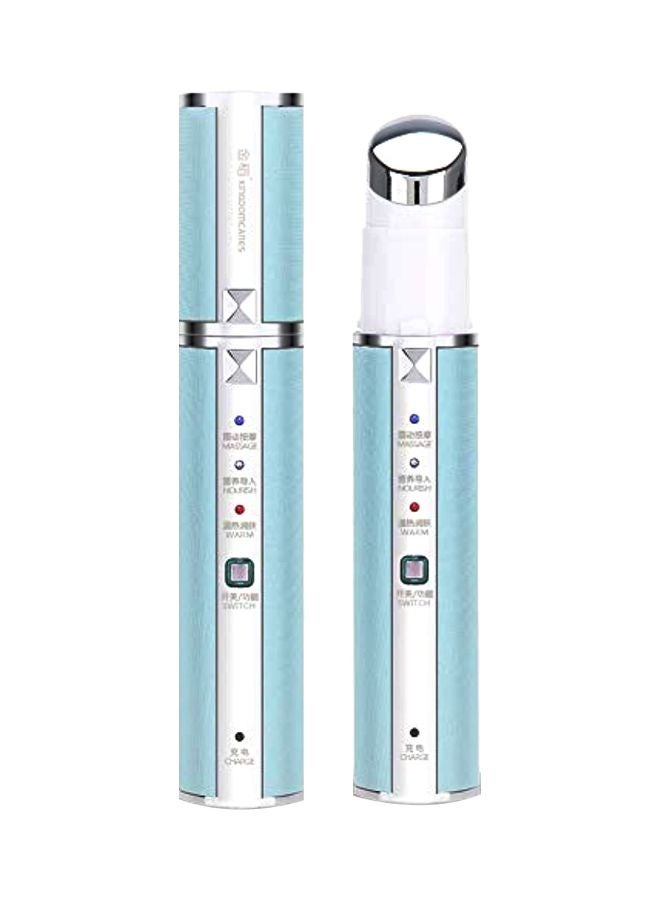 riteu Electric Refillable Anti-Aging Eye Massager Blue/White - Image 1