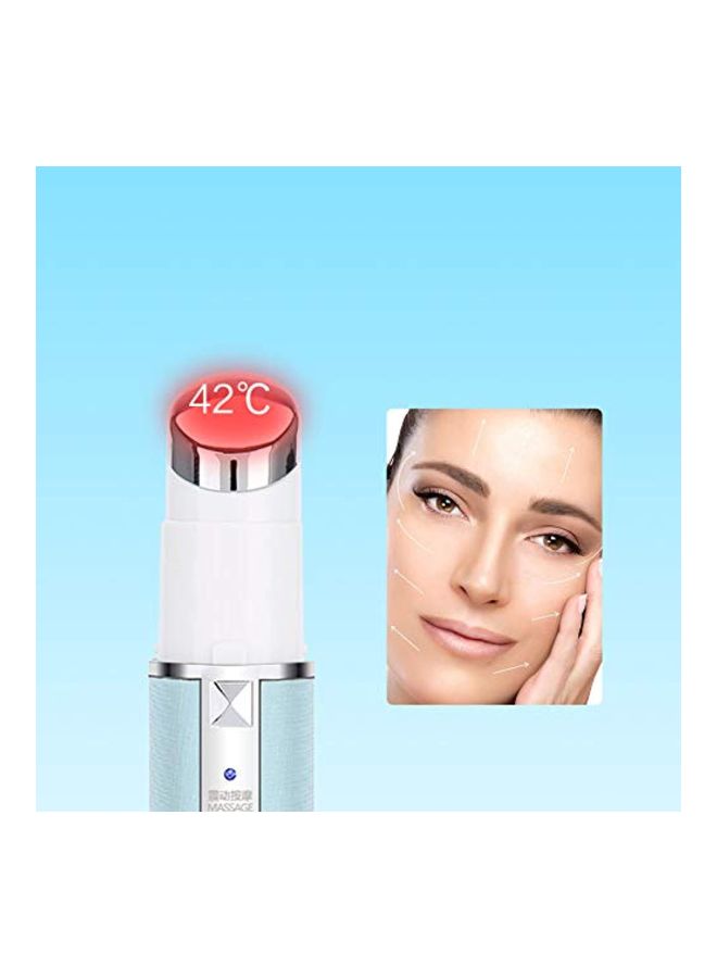 riteu Electric Refillable Anti-Aging Eye Massager Blue/White - Image 4