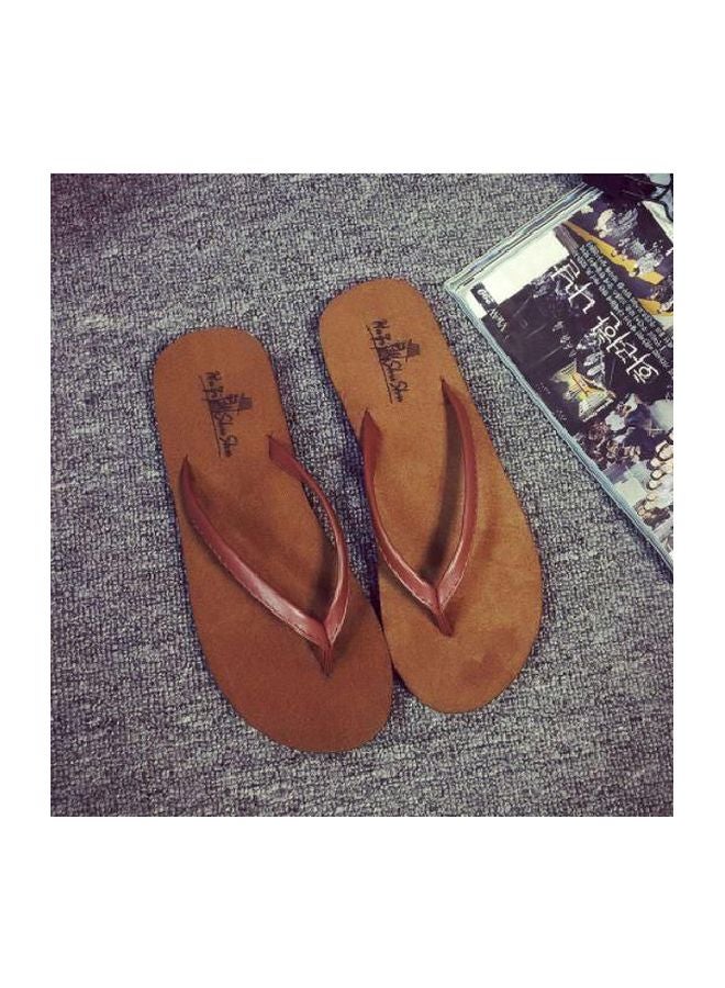 Slip-on Casual Flip Flops Brown  - Image 3