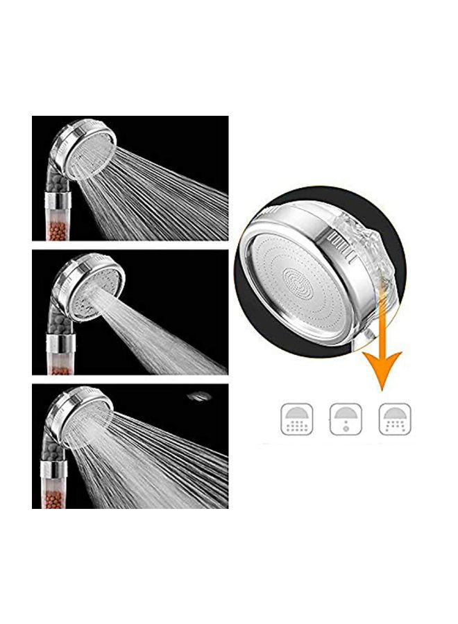 في جي كي رأس دش استحمام قابل للفصل فضي / برتقالي - Image 5