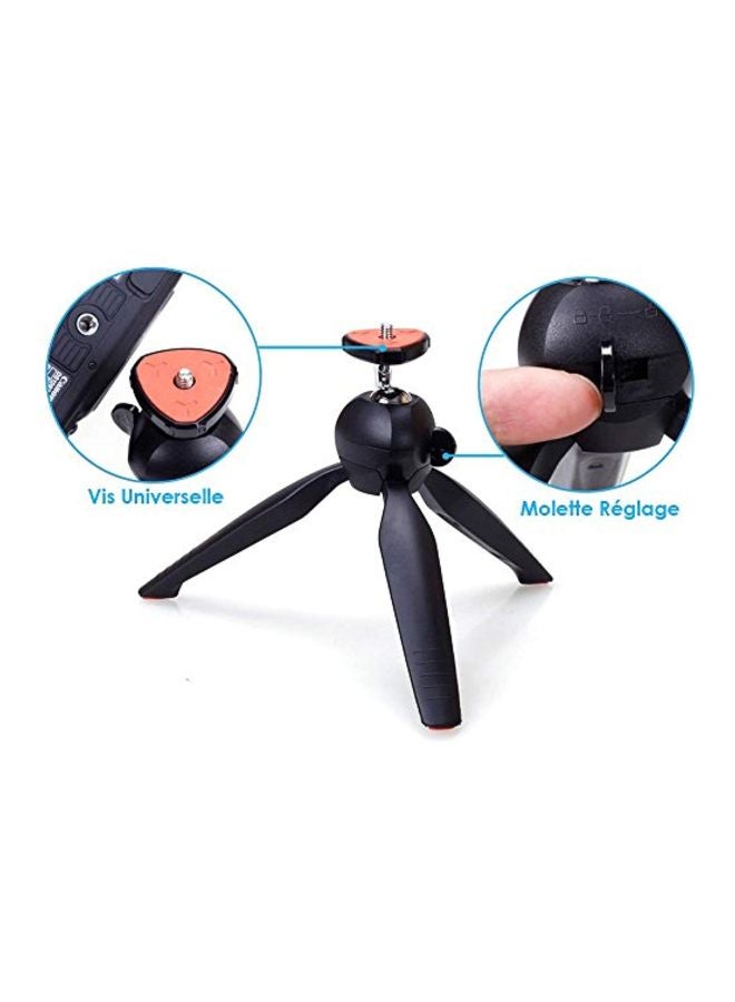 Yunteng Portable Tripod With Clip Stand Black  - Image 3